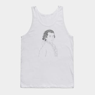 Wolfgang Amadeus Mozart - Portrait Tank Top